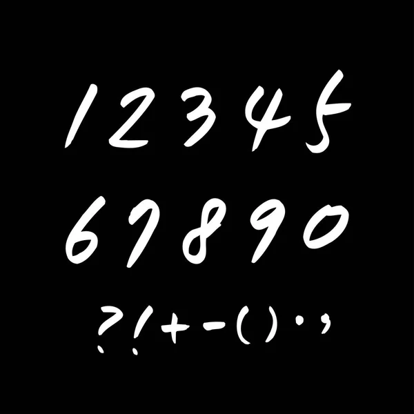 ベクトルフォント 手書き文字 — ストックベクタ