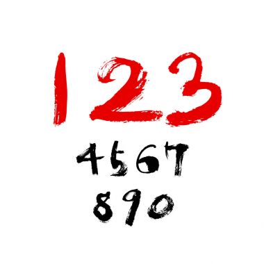 vektör yazı tipleri / el yazısı kaligrafi