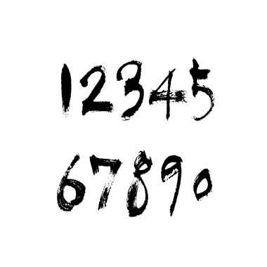 vektör yazı tipleri / el yazısı kaligrafi