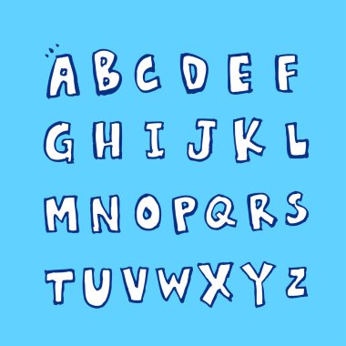 vektör yazı tipleri / el yazısı kaligrafi