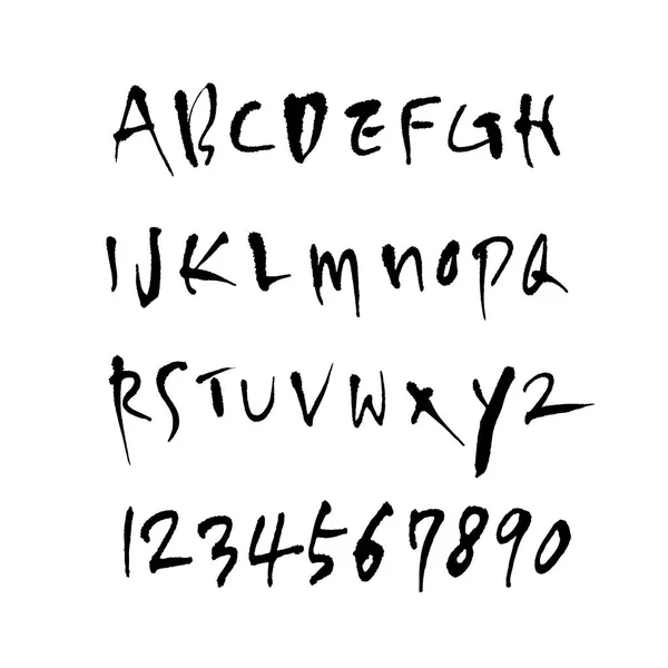 Векторные Шрифты Рукописная Каллиграфия — стоковый вектор