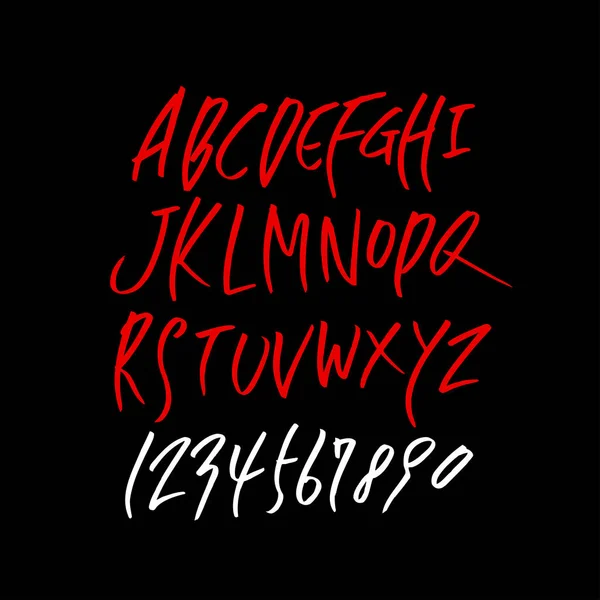 vektör yazı tipleri / el yazısı kaligrafi 