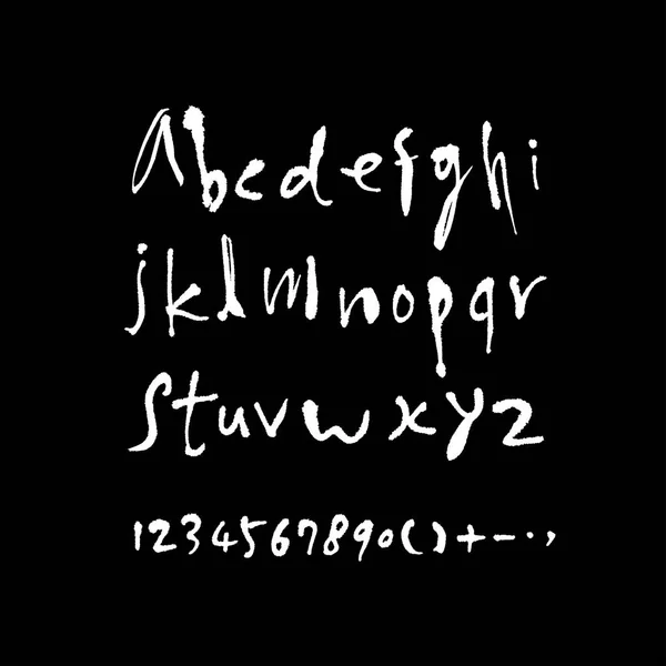 Векторні Шрифти Ручна Каліграфія — стоковий вектор