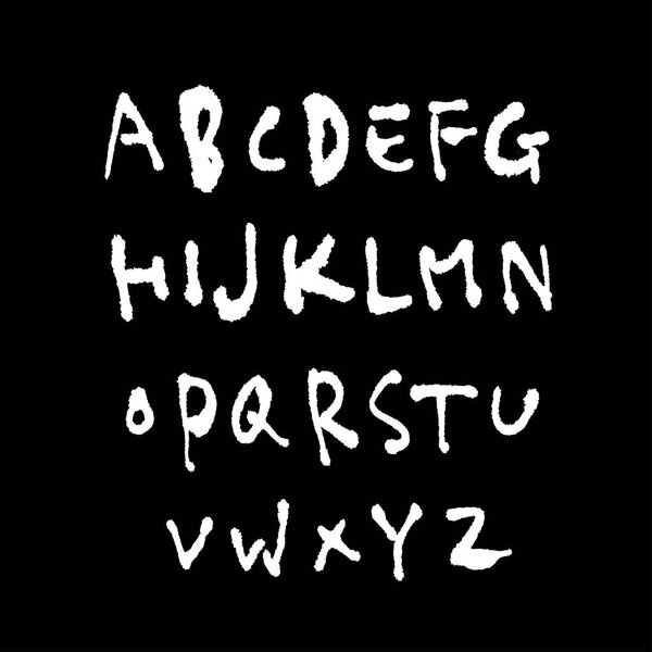 Vector fonts / Handwritten calligraphy 