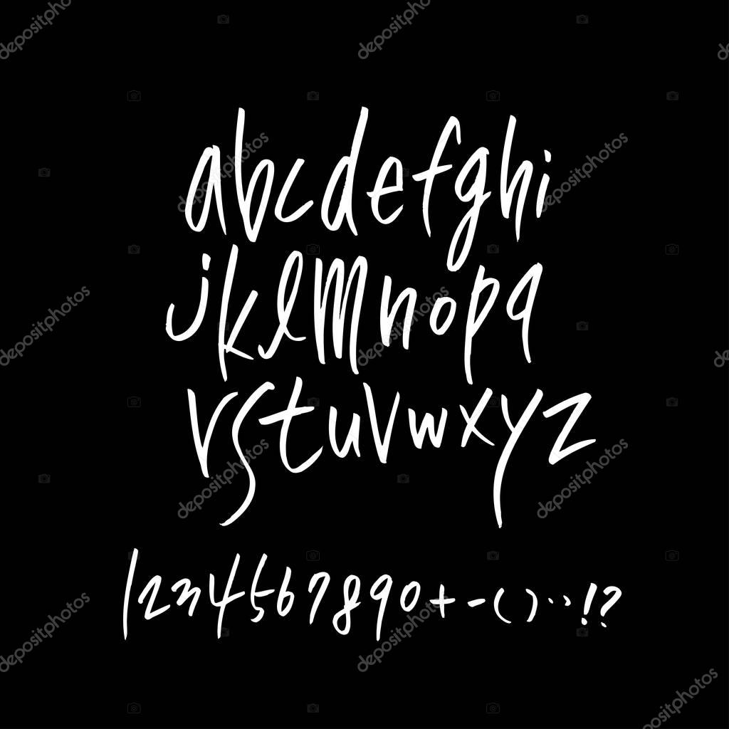 Vector fonts / Handwritten calligraphy