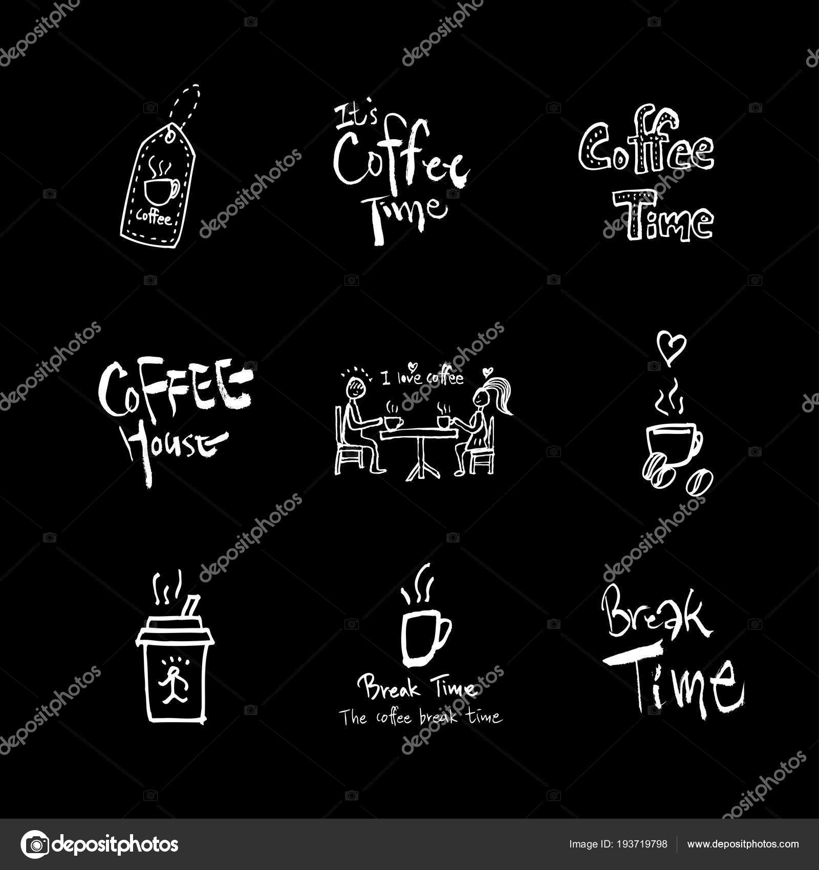 カフェ ポスター スケッチ コーヒー イラスト ベクトル ストックベクター C Hiphopseohwa