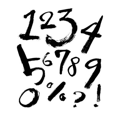 vektör yazı tipleri / el yazısı kaligrafi 