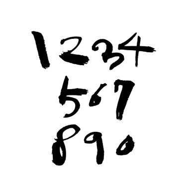 vektör yazı tipleri / el yazısı kaligrafi 