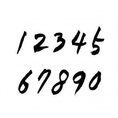 vektör yazı tipleri / el yazısı kaligrafi 