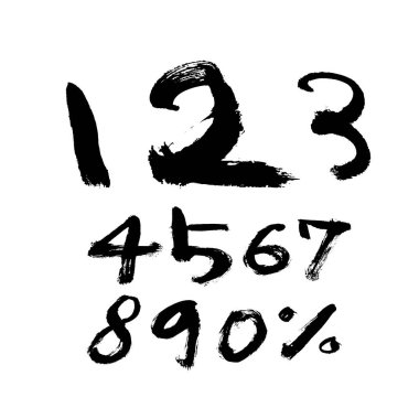 vektör yazı tipleri / el yazısı kaligrafi 