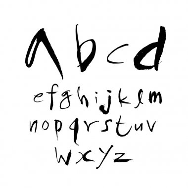vektör yazı tipleri / el yazısı kaligrafi 