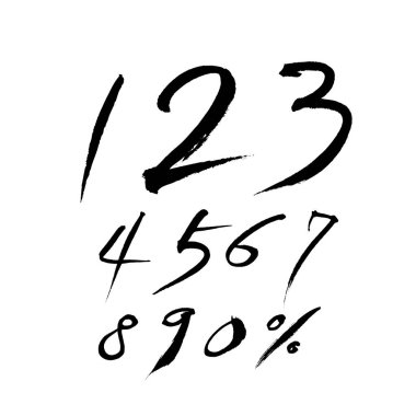 vektör yazı tipleri / el yazısı kaligrafi 