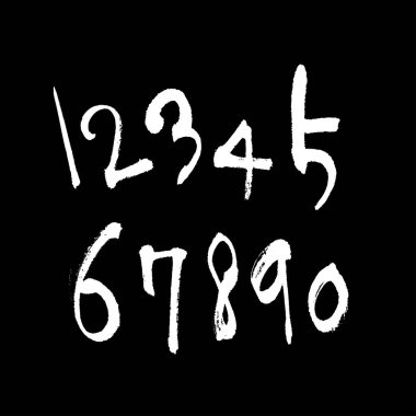 vektör yazı tipleri / el yazısı kaligrafi 