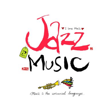 konser poster / yarım yamalak müzik illüstrasyon - vektör