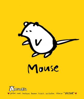 Hayvan kroki / çizilmiş Hayvanat Bahçesi illüstrasyon el - vektör