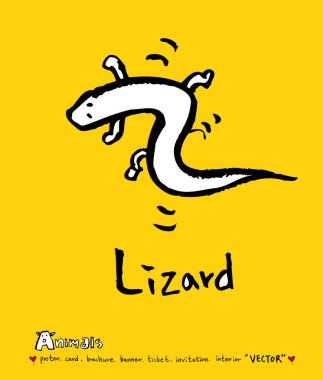 Hayvan kroki / çizilmiş Hayvanat Bahçesi illüstrasyon el - vektör