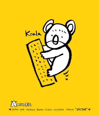 Hayvan kroki / çizilmiş Hayvanat Bahçesi illüstrasyon el - vektör