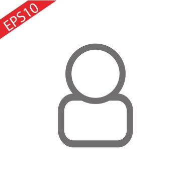 Kullanıcı satır siyah simgesi ekleme