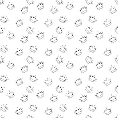 El çizimi vektör karalama minimalistik kusursuz desen.