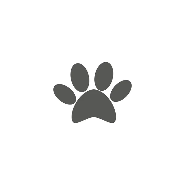 Иллюстрация лапы собаки на белом фоне. icon  . — стоковое фото