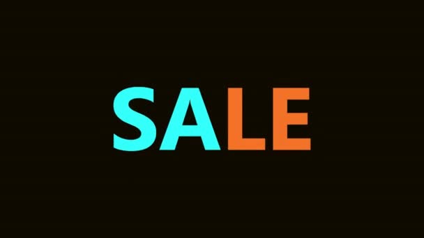 Big Sale Discount — стоковое видео