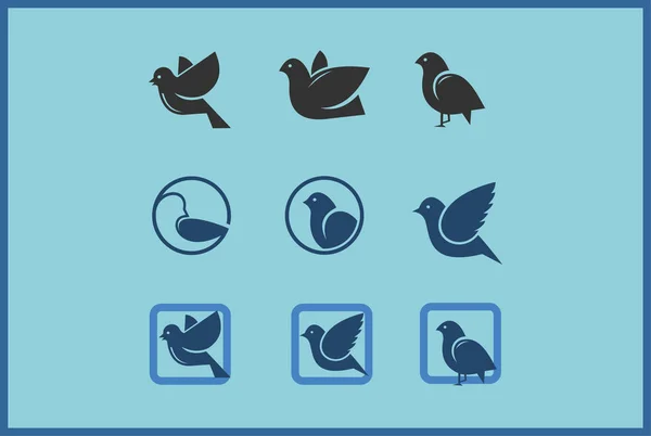 Логотип Маленькой Птицы Компании — стоковый вектор