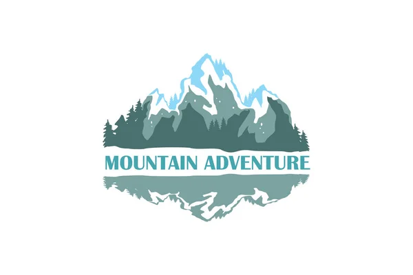 Mountain Adventure Logo Intelligente Symbole Für Unternehmen — Stockvektor