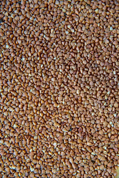 Full Frame Dry Raw Buckwheat Seeds You Can Use Background — Stock Photo, Image