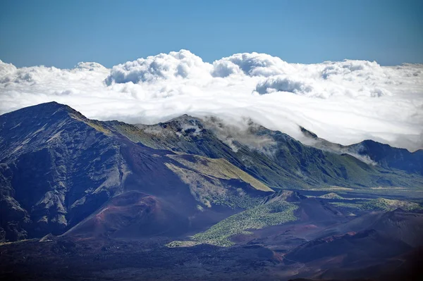 Vulcões Parque Nacional Havaí Maui Haleakala — Fotografia de Stock