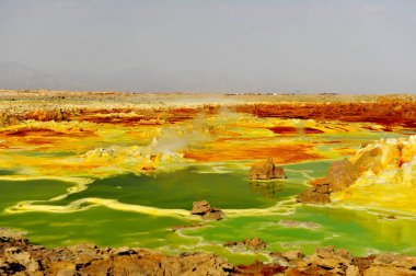 Volkan Dallol (Etiyopya şaşırtıcı fumaroles)