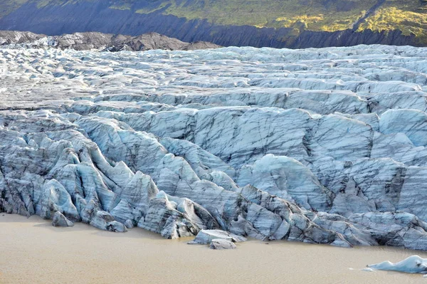 Islanda Riscaldamento Globale Scioglimento Dei Ghiacciai — Foto Stock