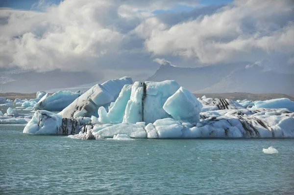 Jokulsarlon 的冰山 — 图库照片