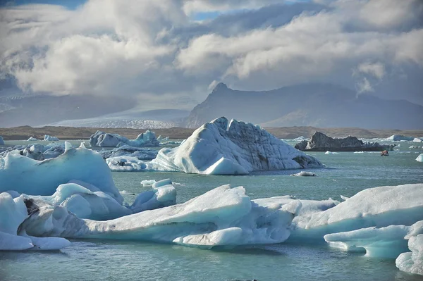Island Isberg Glaciärlagunen — Stockfoto