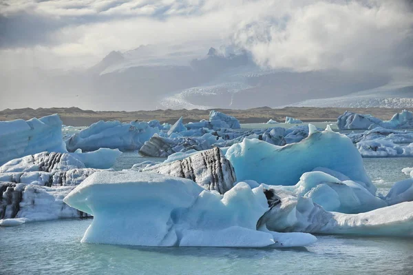 Islande Icebergs Jokulsarlon — Photo