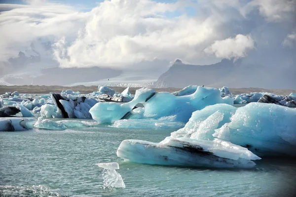 Zlanda Buzdağları Jokulsarlon — Stok fotoğraf