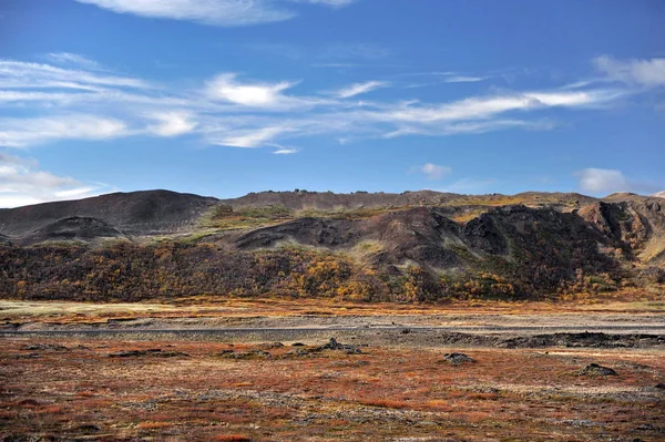 Krafla 熔岩场 — 图库照片