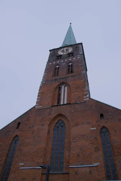 Detalhe Cidade Luebeck Mar Baltico — Fotografia de Stock