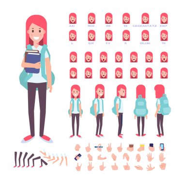 karakter Oluşturucu, oluşturma, küme, Yetişkin, animasyon, animasyon karakter, animasyon kareleri, kol, güzel, vücut, vücut parçaları, çizgi film, giyim, koleksiyon, kavram, sevimli, tasarım, öğeleri, duygu, yüz, erkek, jest, kız, kız kitaplarla, s