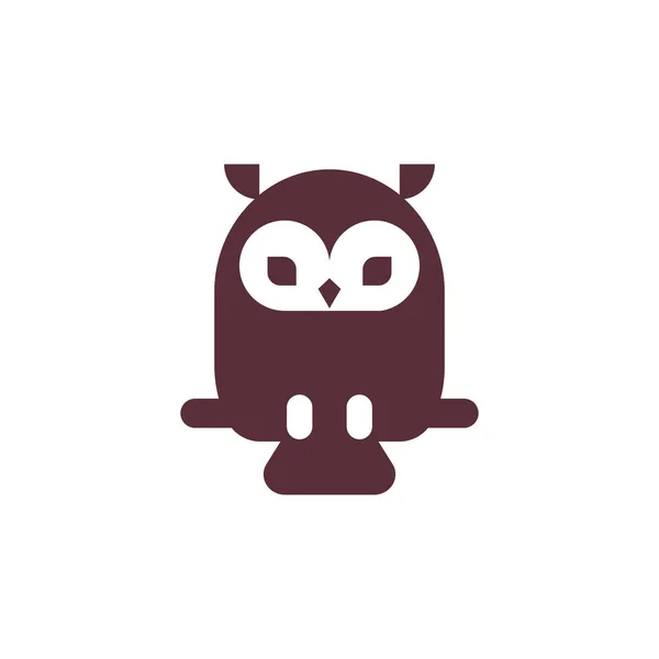 Owl Vektor Ikonen Illustration För Design Och Logotyp — Stock vektor