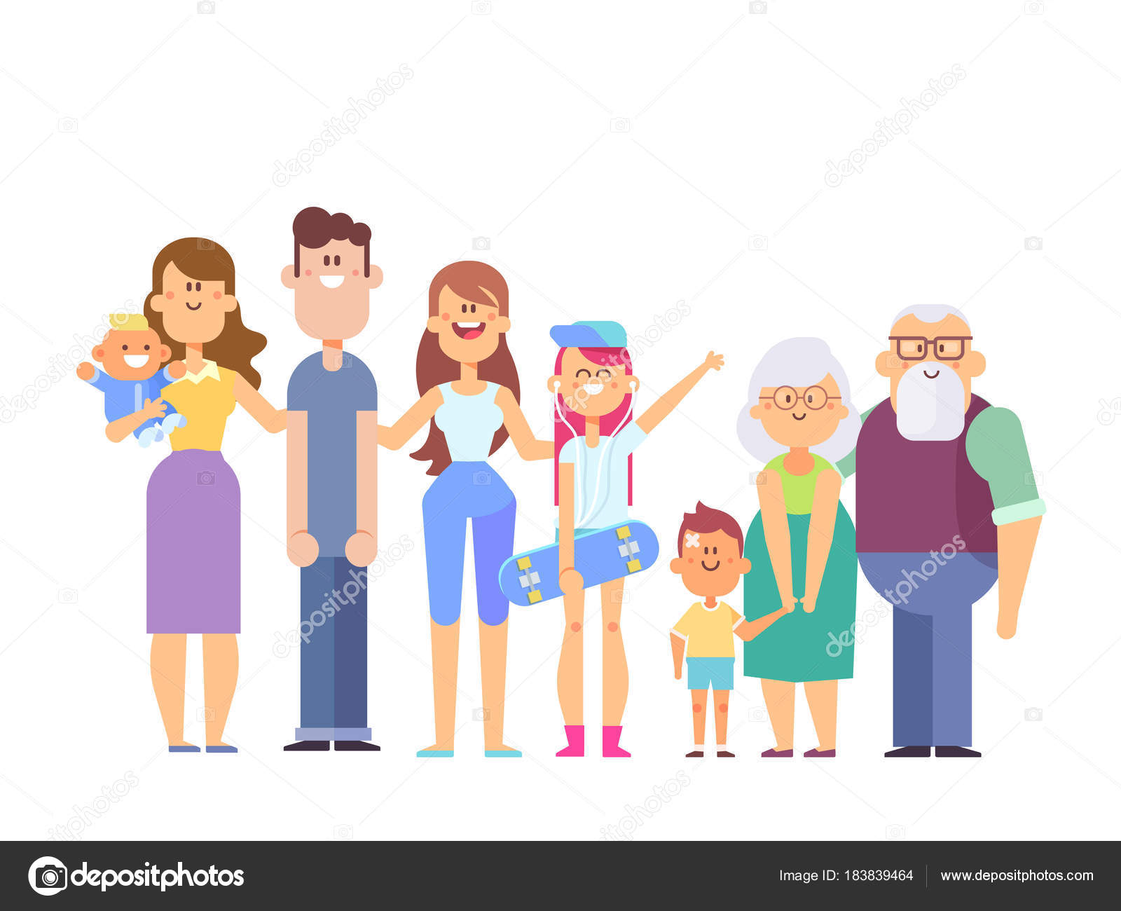 Animation happy family Vector Art Stock Images | Depositphotos Animation happy family Vector Art Stock Images | Depositphotos