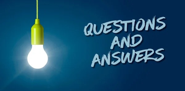 白熱電球 - 質問と回答 — ストック写真