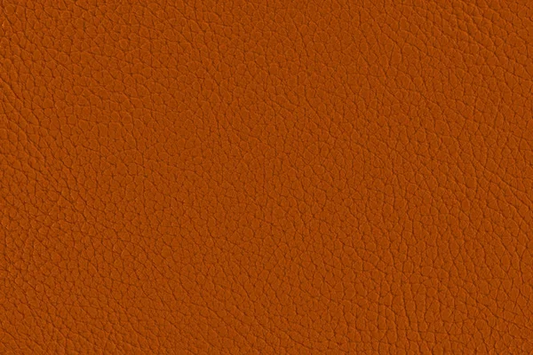 Fondo de textura de cuero naranja-marrón — Foto de Stock