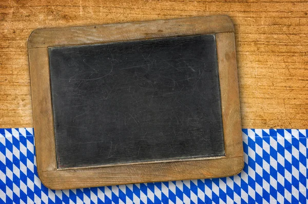 Ρουστίκ μαυροπίνακα σε ένα μοτίβο ρόμβου Βαυαρίας — Φωτογραφία Αρχείου