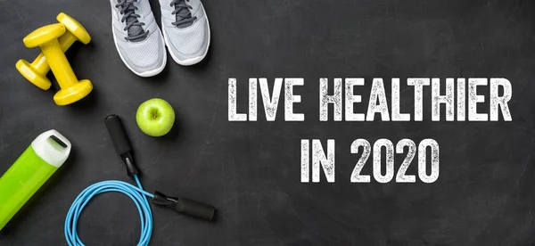 Live healthier in 2020 — Stock Photo, Image