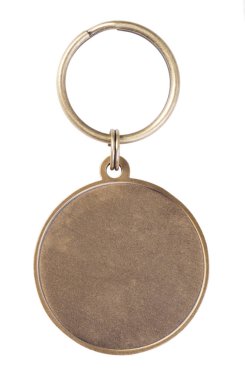 Beyaz arka plan üzerinde izole boş Anahtarlık 