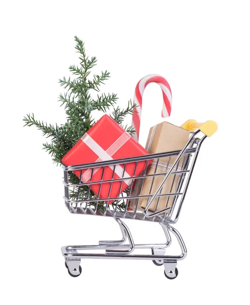 Compras Antes Conceito Natal — Fotografia de Stock