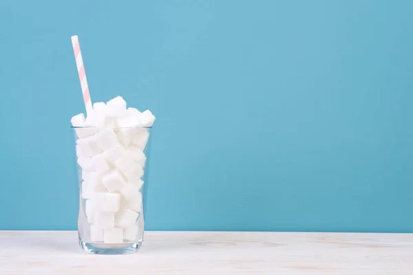 Demasiado Açúcar Conceito Bebidas — Fotografia de Stock