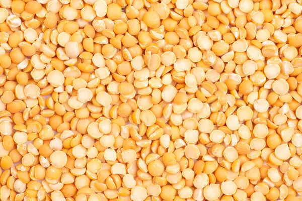 Dry Raw Yellow Peas Background Top View — Stock Photo, Image