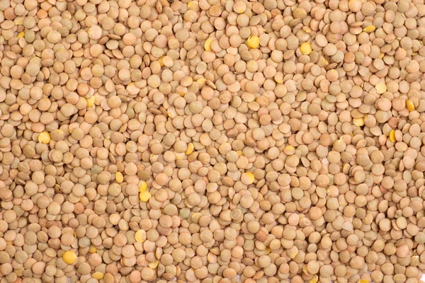 Dry Raw Green Lentils Top View — Stock Photo, Image