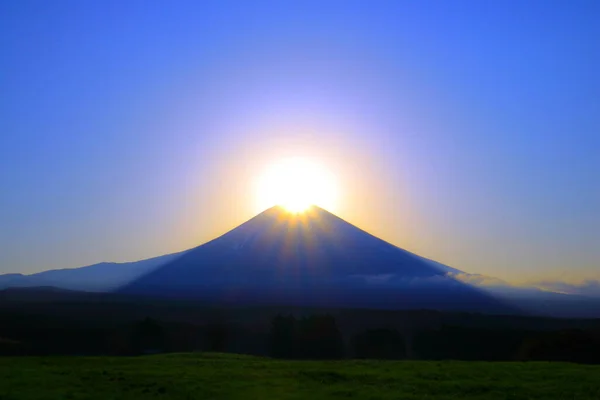 Diamantenberg Fuji Vom Asagiri Plateau Der Stadt Fujinomiya Japan 2020 — Stockfoto